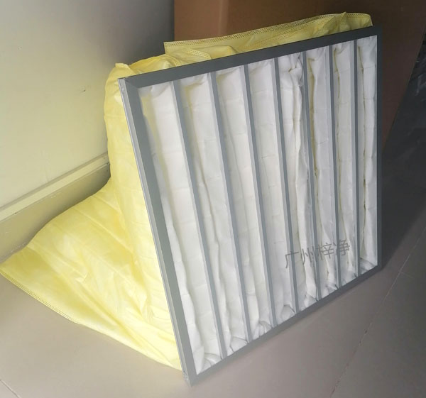 化纤袋式中效过滤器主要用于中央空调通风系统中级过滤 化纤袋式中效过滤器