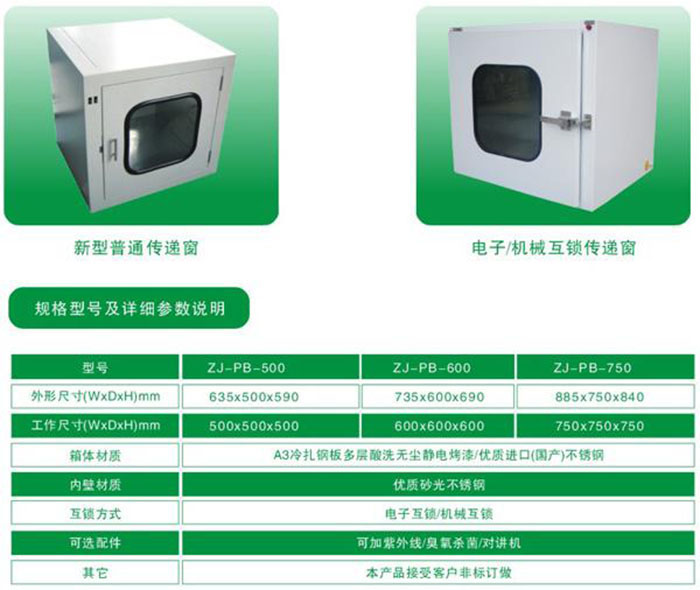 普通传递窗 落地式传递窗和普通传递窗有什么区别